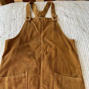 corduroy overall dress